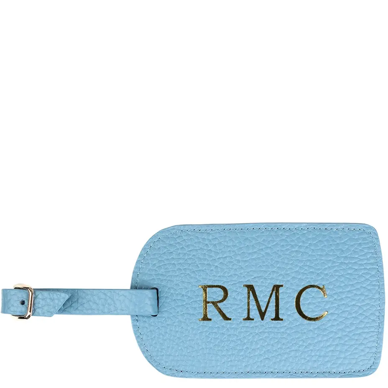 "Amelia" Leather Luggage Tag (Personalizable)