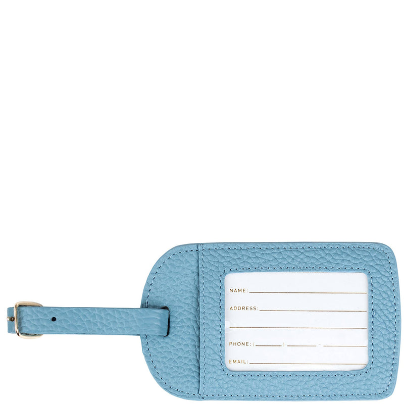 "Amelia" Leather Luggage Tag (Personalizable)