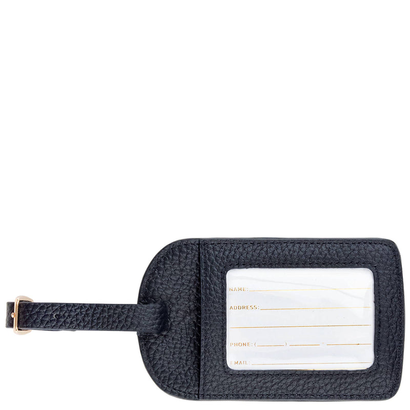 "Amelia" Leather Luggage Tag (Personalizable)