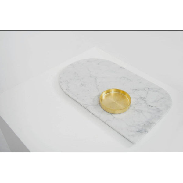 Bianco Carrara Marble Serving Tray