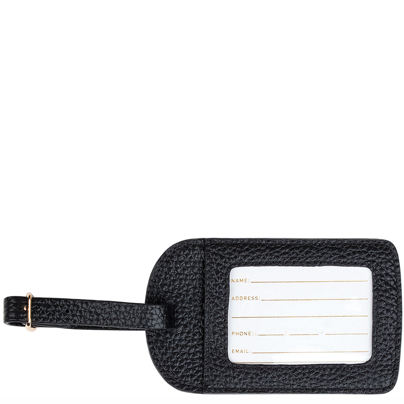 "Amelia" Leather Luggage Tag (Personalizable)