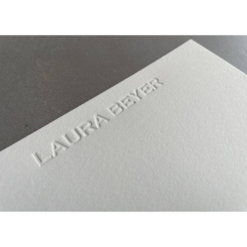 Custom Name Letterpress Stationery