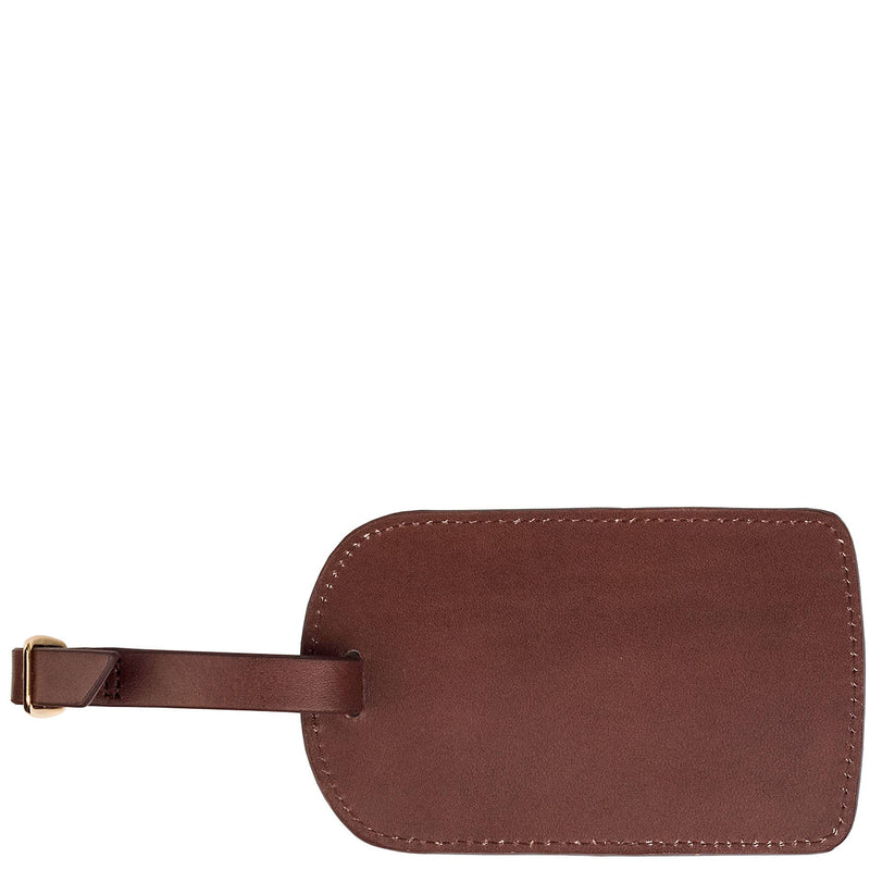 "Amelia" Leather Luggage Tag (Personalizable)