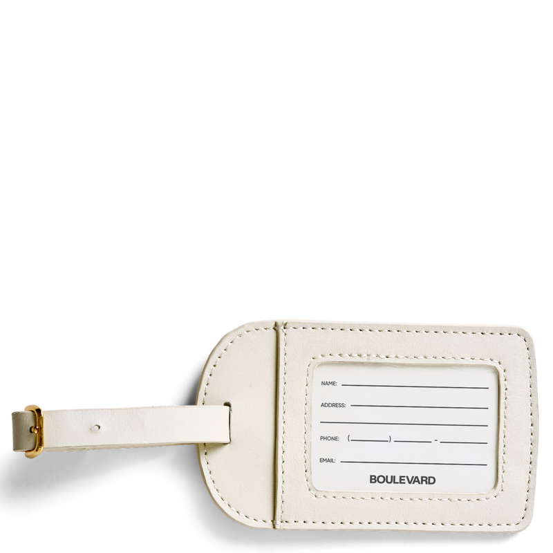 "Amelia" Leather Luggage Tag (Personalizable)
