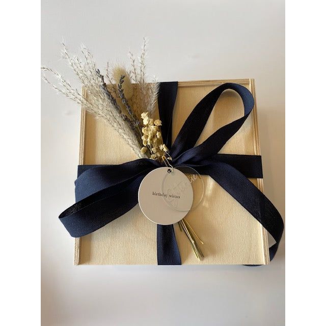 Signature Birch Box Wrap with Personalized Tag