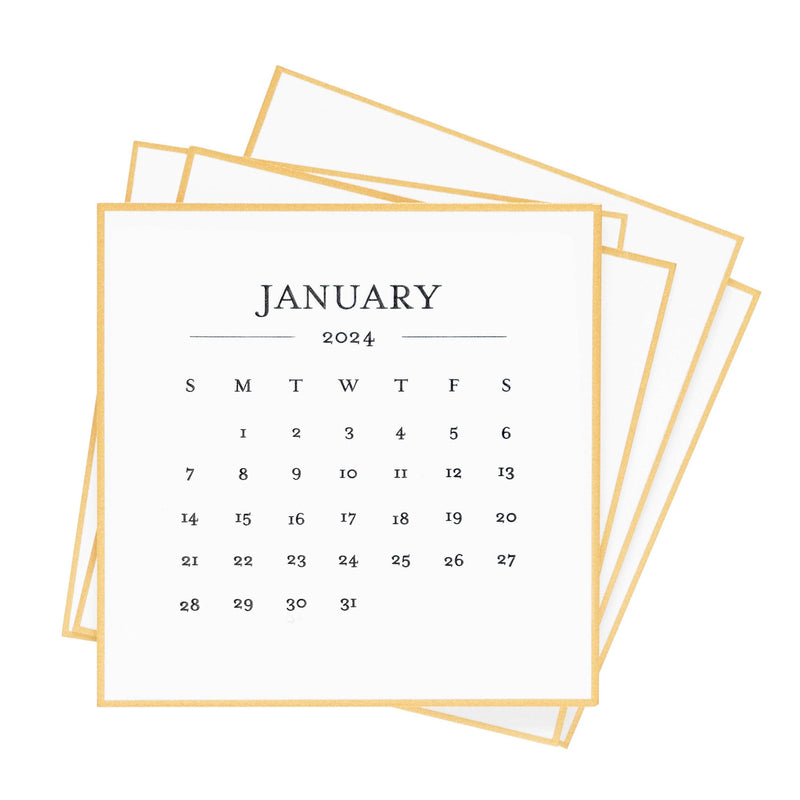 Classic Desk Calendar 2024