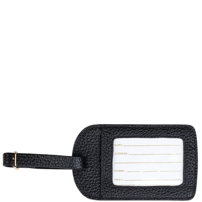 "Amelia" Leather Luggage Tag (Personalizable)