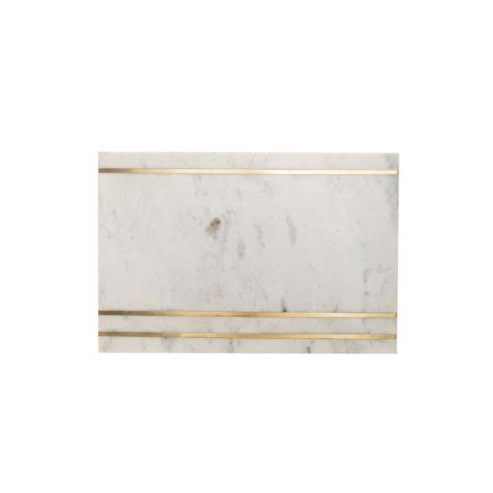 Marble Board w/ Brass Inlay