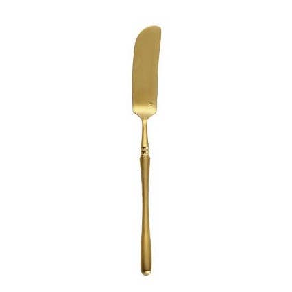 Matte Gold Cheese Spreader