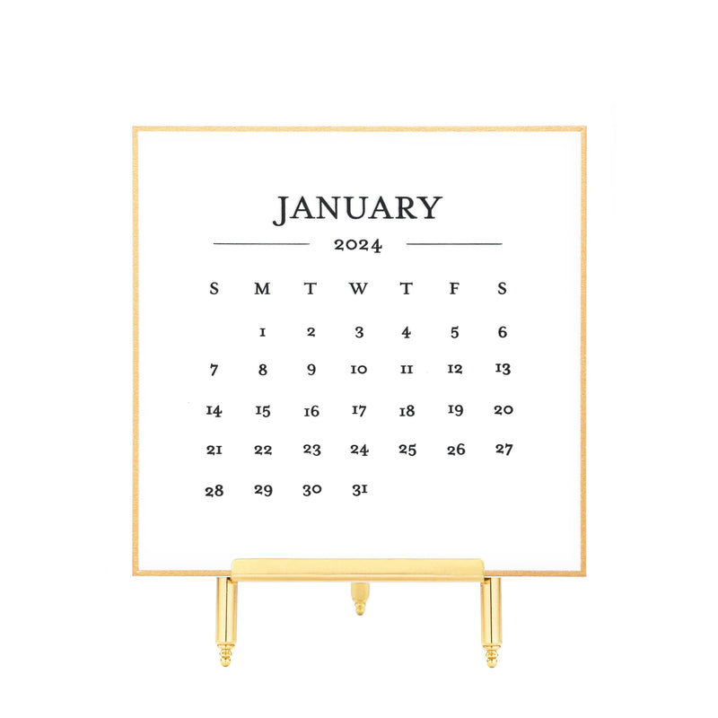 Classic Desk Calendar 2024