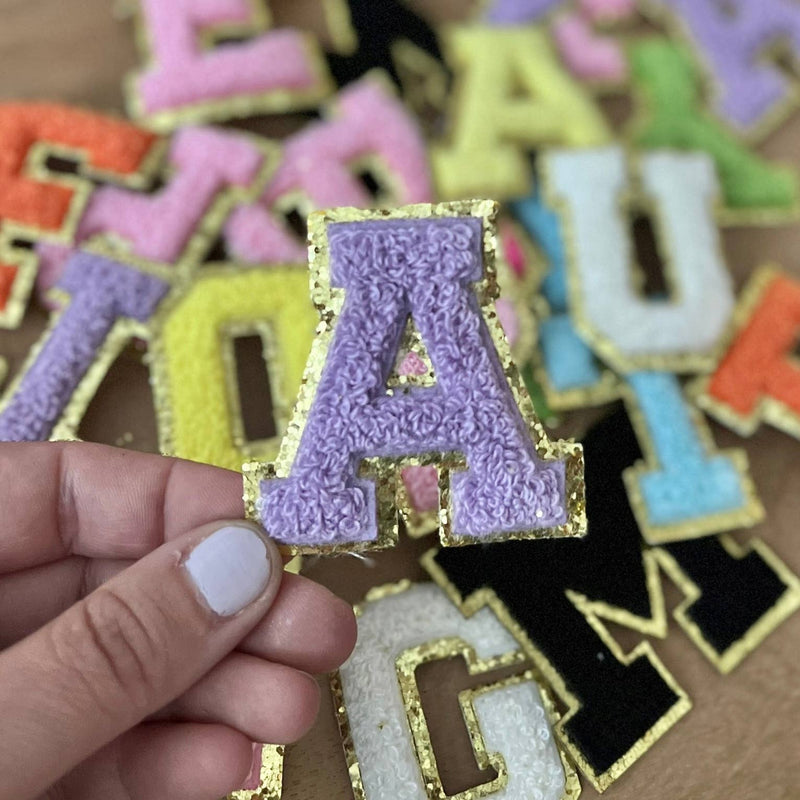 Full Alphabet Chenille Self Adhesive Varsity Letter Patch