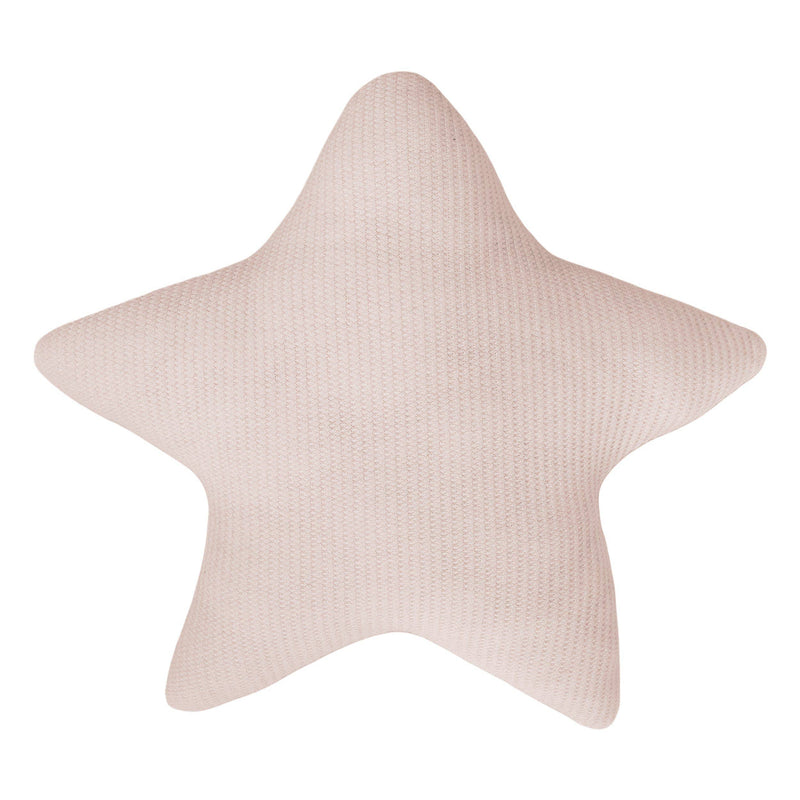 Waffle Star Pillow - Grey