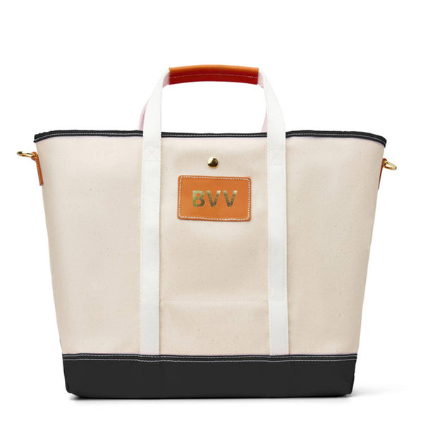 Kennedy Navy Canvas Tote - Personalized