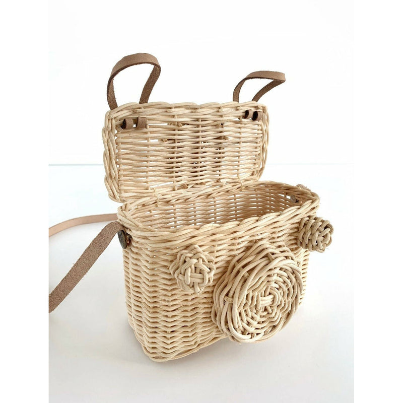 Rattan Camera Bag